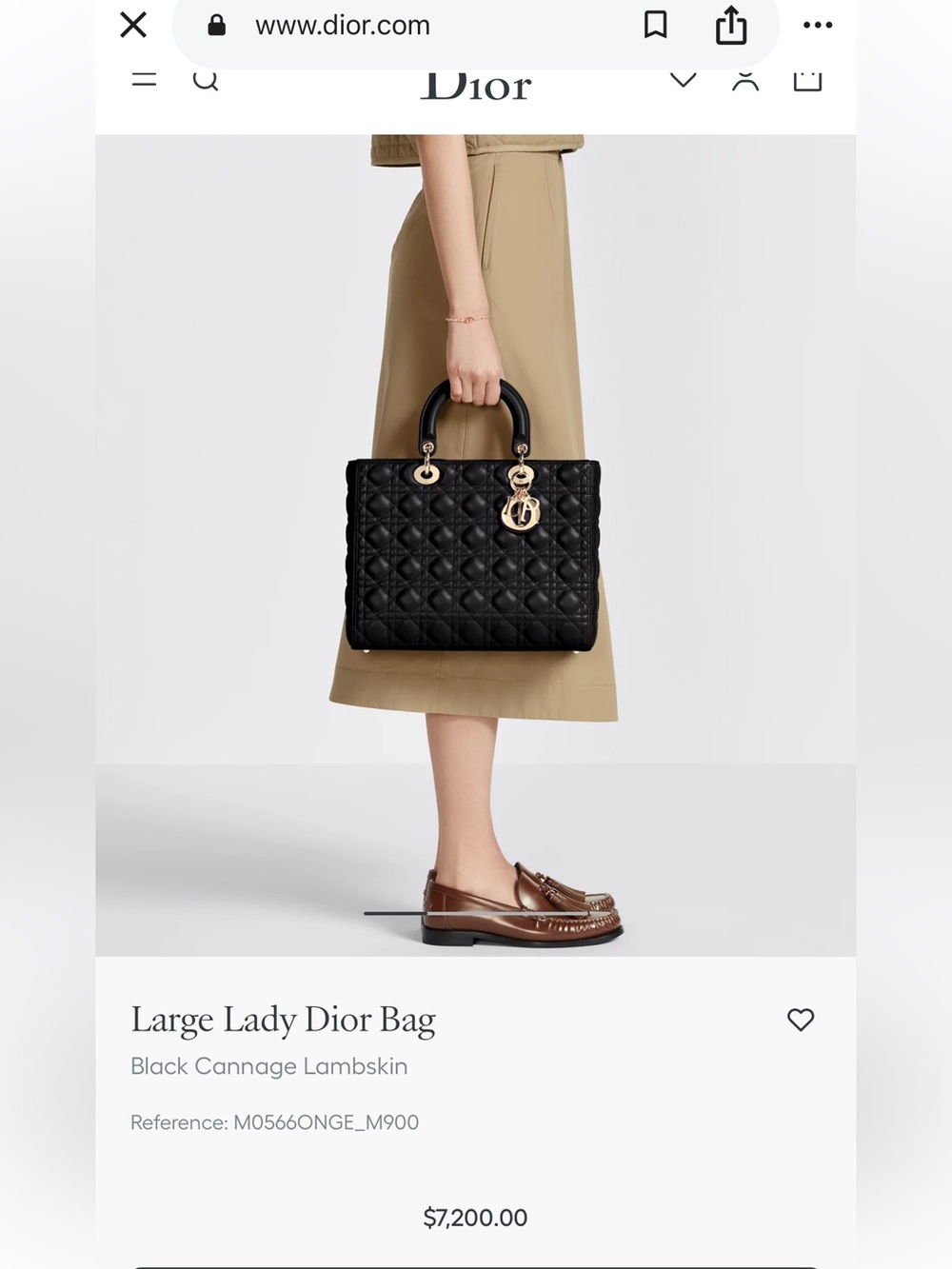 Lady Dior Large Bag - Picture 17 of 17